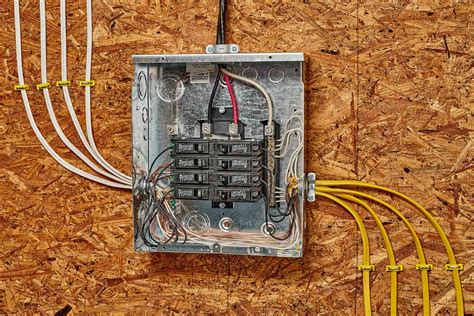 how to run wire from breaker box